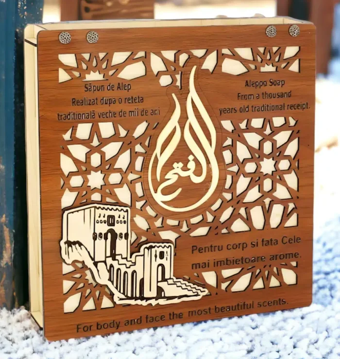 9-Piece Natural Soap Collection in a Wooden Box
