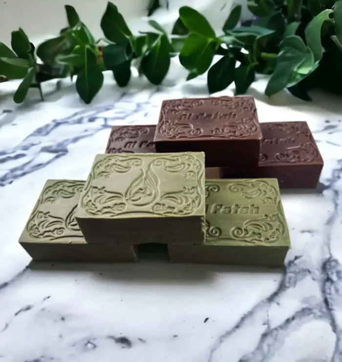 Natural Frankincense Soap Set in a Wooden Box – ( 3pcs – 125G each)