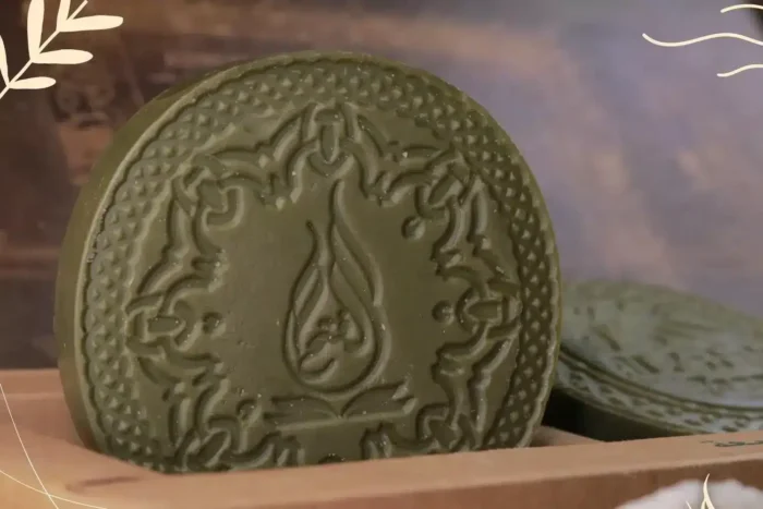 Natural Laurel & Olive Oils Soap Set ( 3 Rounded Pcs – 145g each )